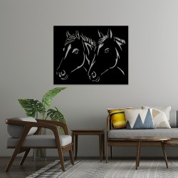 Horse MDF Duvar Dekoru – Etnik ve Modern Tasarım