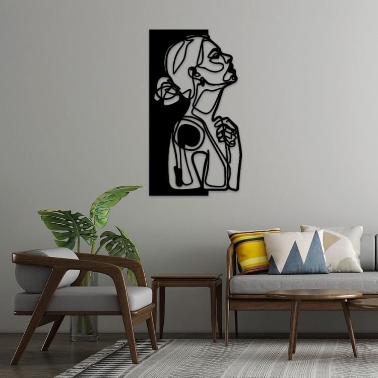 Linea Femme MDF Duvar Dekoru – Etnik ve Modern Tasarım