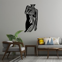 Silhouette MDF Duvar Dekoru – Etnik ve Modern Tasarım