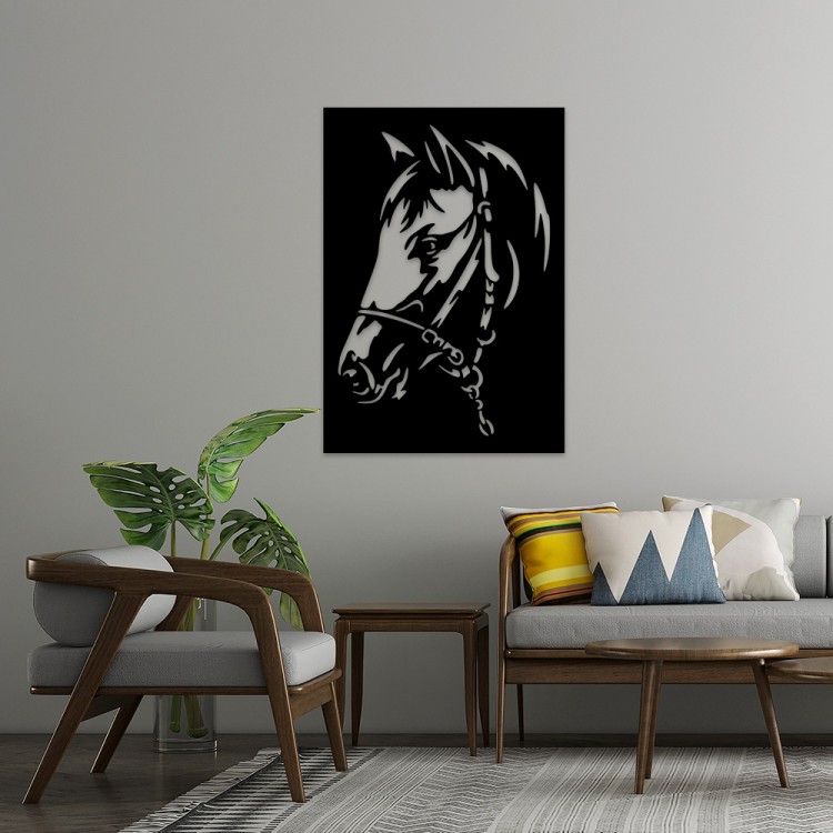 Horse MDF Duvar Dekoru – Etnik ve Modern Tasarım