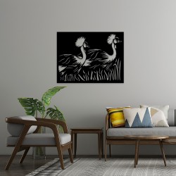 Twin Grace MDF Duvar Dekoru – Etnik ve Modern Tasarım